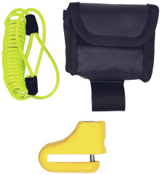 Basi ZR 311 Blokada tarczy hamulcowej signal yellow Zapięcie kluczykowe