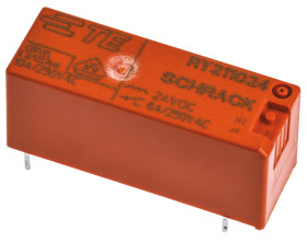 Przekaźnik mocy 24V dc SPDT TE Connectivity, montaż PCB 2350Ω Otwór przezierny