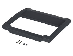 BOPLA BCD 200 FO-K-7024 (20201224) - przykręcana śrubami półotwarta pokrywa przednia z wgłębieniem (229 x 202,85 x 18,7 mm)