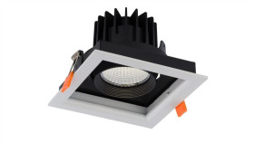 Oprawa Wpuszczana Cl Dia Led 18W, 3000K White/Black 8722 Nowodvorski