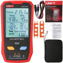 Miernik parametrów paneli fotowoltalicznych LCD UNI-T UT673PV