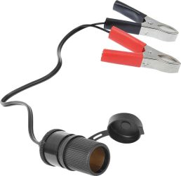 Zaciski akumulatora z gniazdem 12/24 V IWH neu Obciążalność prądu maks.=16 A 12 V