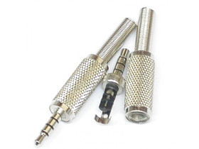 Wtyk jack 3,5mm 4pola JW910 metal