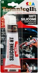 Silikon wysokotemperaturowy 70ml czerwony