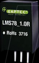 LMS78_05-1.0R DC/DC converter, 36 V, 1000 mA, SIP