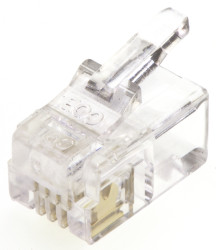 Złącze RJ22 Męski Złącze RJ22 Montaż na kablu MH Connectors, proste, 4P4C-żyłowe