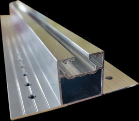 PV mounting rail, trapezoidal sheet metal
