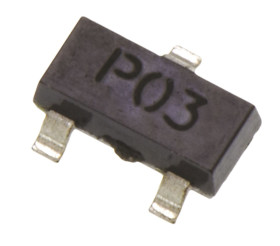 MOSFET P-kanałowy 1.1 A SOT-23 30 V SMD Pojedynczy 806 mW 550 miliomów