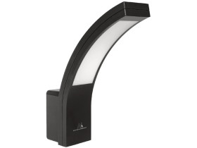 Lampa elewacyjna LED 800lm 10W IP54 kolor czarny, kolor barwowy naturalny biały 4000K MCE343 B