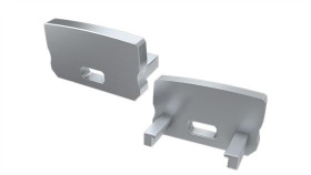 Końcówka Profil Mini Do Led A Popiel Z Otworem