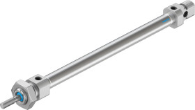 Siłownik pneumatyczny z tłoczyskiem skok: 100mm Festo Ø 8mm dwustronnego działania Action Elastyczny DSNU-8-100-P-A