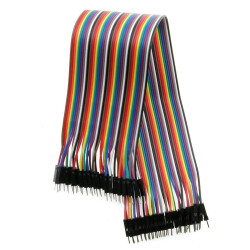 Zestaw przewodów połączeniowych męski–męski 30cm – 40 szt. do płytek stykowych, Arduino i ESP32