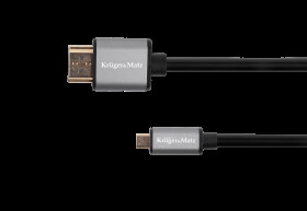 1.8m HDMI - Micro HDMI Cable - Kruger&Matz Basic