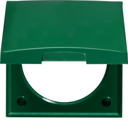 Integro Ramka pojedyncza z pokrywą zielony połysk 918282570