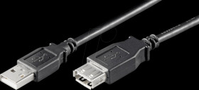 93600 USB 2.0 Hi-Speed extension cable, 3 m black