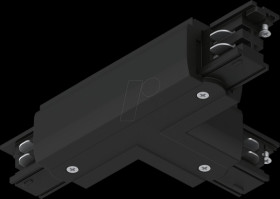 91381 ProRail3 T connector, 167.5x101 mm, max. 3680 W, black