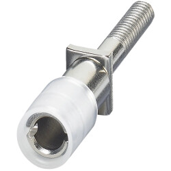 Test connector socket, 1 pole for terminal block, 0311362