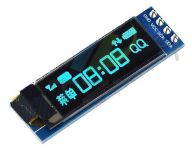 Wyświetlacz OLED 0.91" 128x32 I2C 4-pin SSD1306 niebieski (ARD-OLED091-4BL)