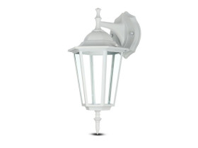 VT-750 Oprawa ścienna ogrodowa Retro - 6 okienek kierunek oprawy: dół obudowa: biała 7069 V-TAC