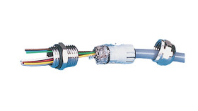 Dławnica kablowa gwint PG7 mosiężna min. średnica kabla 3mm max. średnica kabla 6.5mm IP68, IP69K