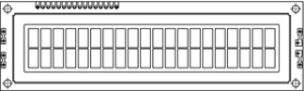 LCD-020N002M 20 x 2 Character LCD