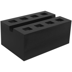 Sealey SJBEX.A03 Slotted Rubber Support Block for Viking Jacking Beams 80mm