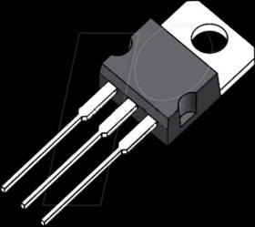 BTA16-600BWRG TRIAC, 600 V, 16 A, 50 mA Snubberless, TO-220AB