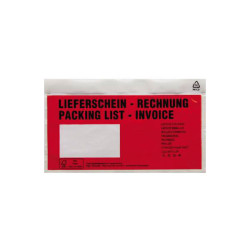 HEAD 1554041 Document enclosed wallet Red Self-adhesive 250 pcs