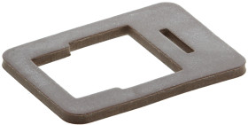 Akcesorium złącza Gniazdo kablowe serii GB Płaska uszczelka Brązowy