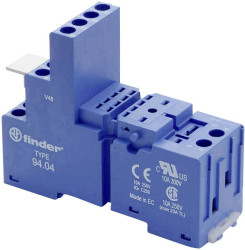 Finder 94.04 Gniazdo przekaźnika Pasuje do przekaźników serii: Finder serii 55 paleta 1 szt.