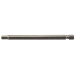 Draper 64374 5mm 1/4&quot; Hex Hexagonal Insert Bit 100mm Long x 1