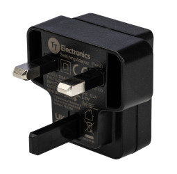 Adapter AC/DC Uwy 5V dc Iwy 1A USB typ A 5W typ wtyczki: Typ G