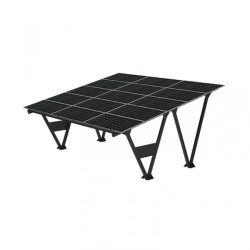 Carport dwustanowiskowy z piętnastoma modułami Jinko 555 (W-02-00-JKM555N-72HL4-BDV)