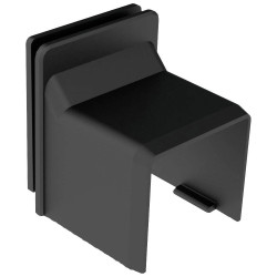 KOPOS 8629_FB Cable Duct Grommet 20x20mm Black for Low Voltage Cables