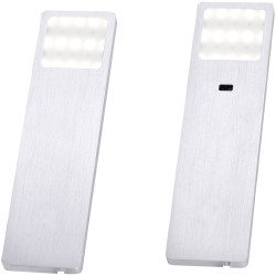 Paul Neuhaus 1120-95-2 HELENA LED Plinth Lighting Set 4W Warm White Aluminium