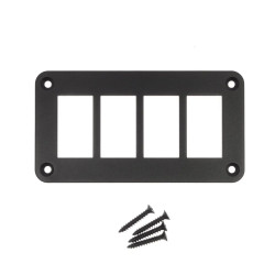 Ramka aluminiowa na 4 przełączniki Carling