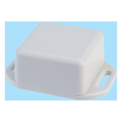 Hammond 1551MFLGY ABS Miniature Flanged Enclosure Grey 35 x 35 x 20mm