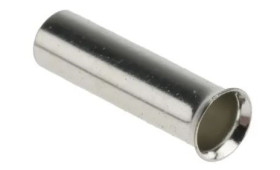 Końcówka kablowa zaciskana 4mm² długość 12mm Srebrny średnica 2.8mm RS PRO