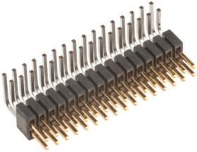 Złącze szpilkowe 32-pinowe raster: 1.27mm 2-rzędowe Samtec Montaż powierzchniowy 1.75A