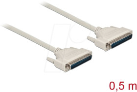 86911 Serial cable, D-Sub 37, plug/plug, 0.5 m