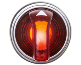 Napęd przełącznika 2 położeniowy czerwony z podświetleniem bez samopowrotu LPCSL1204