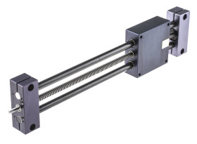 Stół pozycjonujący, 85mm x 85mm x 395mm, skok: 250mm, 2800N