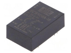 Przetwornica DC/DC 6W 9-18VDC 15VDC Iwyj 400mA SCWN06A-15