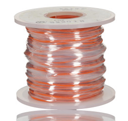 Przewód montażowy 0,33 mm² Pomarańczowy Alpha Wire PVC 22 AWG 1 kV dł. 30m 7/0,25 mm +80°C Militarny MIL-W-76B TYPE MW