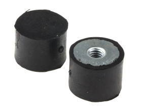 Podstawka antywibracyjna M6 średnica 20mm wysokość całkowita 15mm Nóżka sprężysta żeńska wysokość stopki 15mm