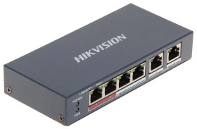Switch PoE DS-3E0106P-E/M 4-portowy Hikvision