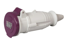 Gniazdo przenośne 2P 16A 24V fioletowe IP44 330.1605