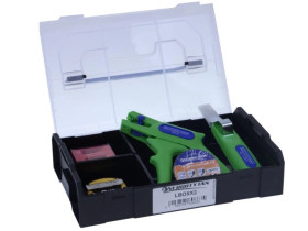 ściągacz izolacji WEICON, nóż do kabli WEICON, magnetyzer WIHA, miara 3m DEWALT, izolacja / LBOXX2 ZESTAW WALIZKOWY ENERGOTYTAN
