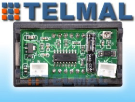 Woltomierz panelowy AC 0-100V 50Hz zielony