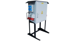 Rozdzielnica Budowlana Erb160ac2l Na Stojaku, Ip54, Gniazda: 4X Cee 32A, 8X...